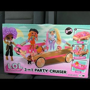 Lol 3 in 1 party cruiser car brand new in box